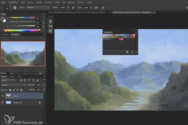 Digital Painting & Matte Painting: Mit Farbpaletten starten