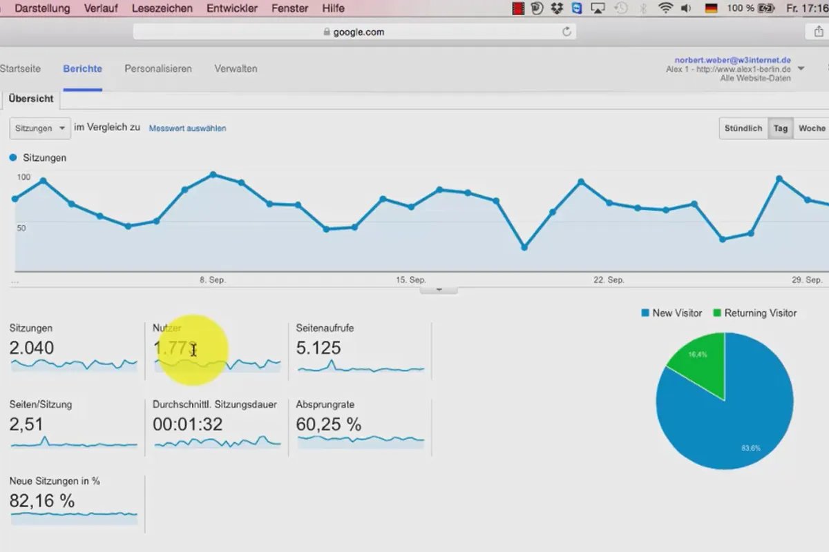 Mit Suchmaschinenoptimierung nach oben – SEO für Aufsteiger – 3.5 Google Analytics: kritische Zahlen