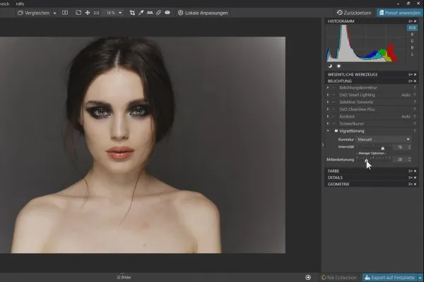 DxO PhotoLab - Tutorial: 3.7 | Vignettierung