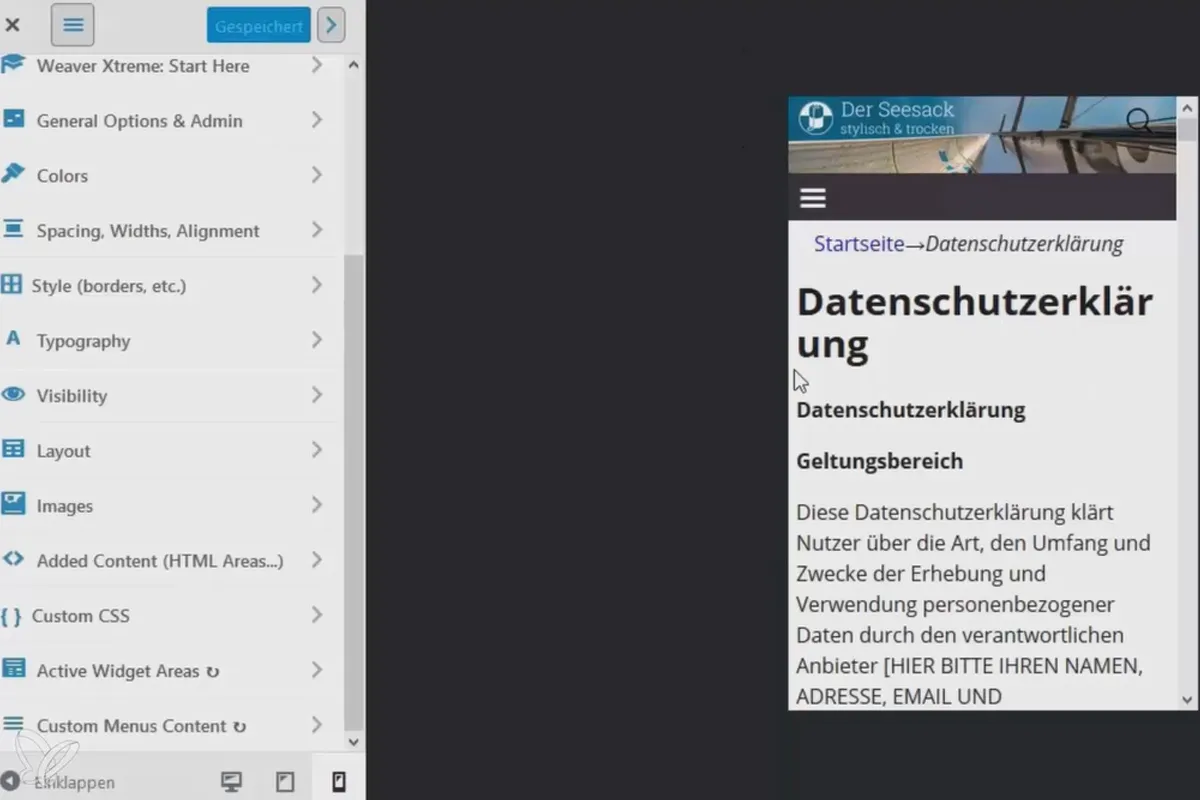 WordPress verstehen und einsetzen: 2.8 Responsive Design