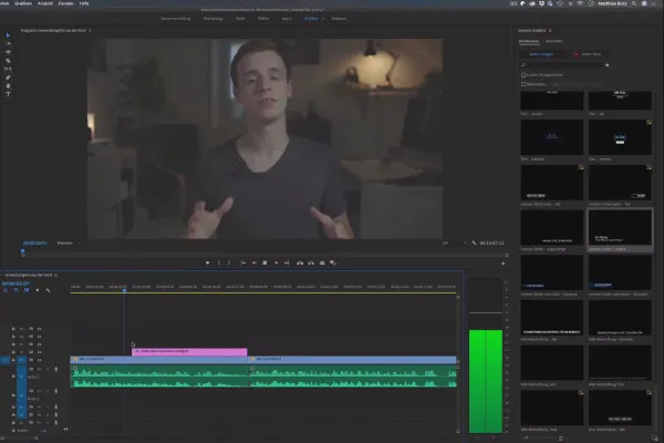 Premiere Pro CC-Tutorial: 3.13 | Lösung: Schnitt II