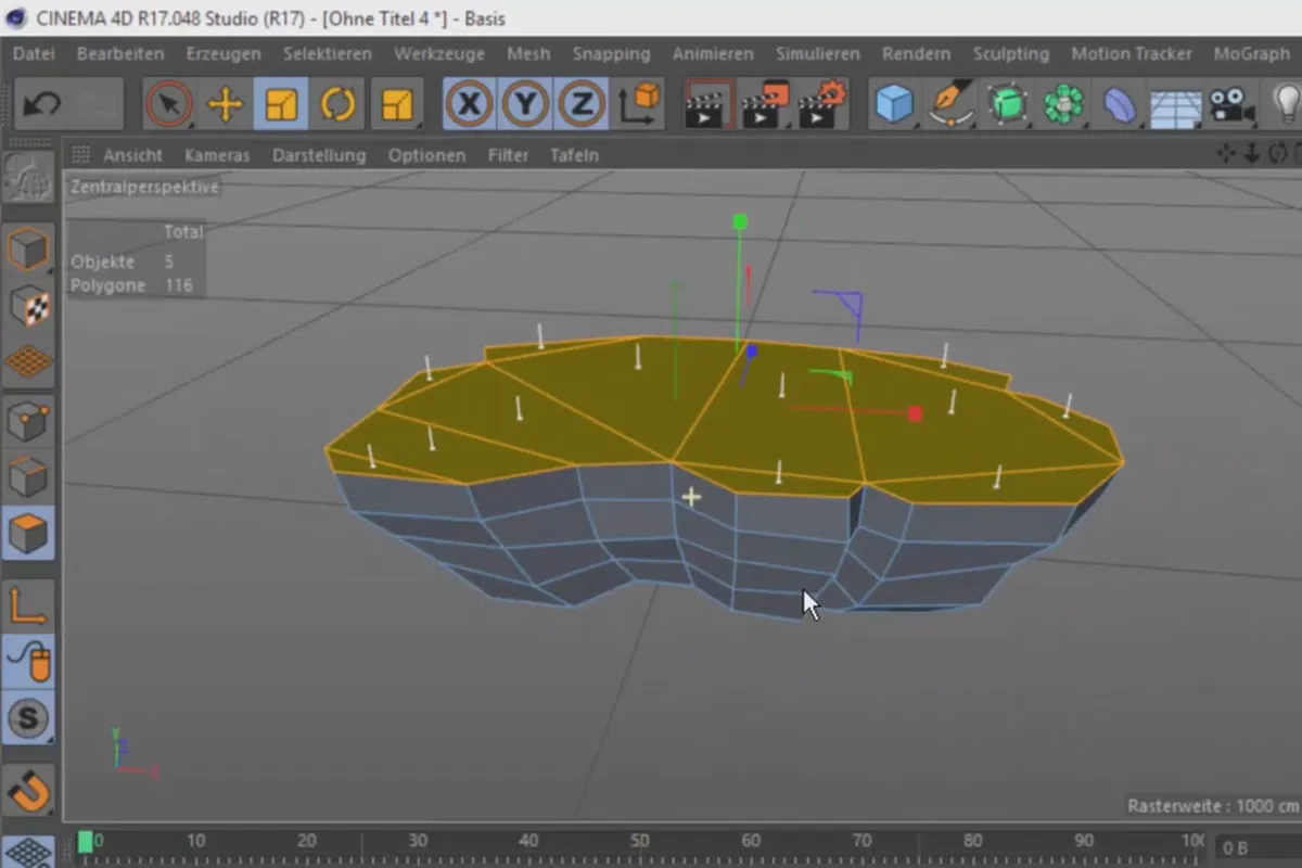 Vederele de arhitectură la 360° folosind Unity și Cinema 4D – Modelare în Cinema 4D - 02