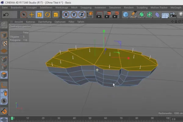 Vederele de arhitectură la 360° folosind Unity și Cinema 4D – Modelare în Cinema 4D - 02