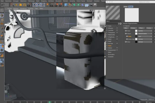 Practică în Cinema 4D - Modelarea și iluminarea unei stații spațiale: 22 niveluri.