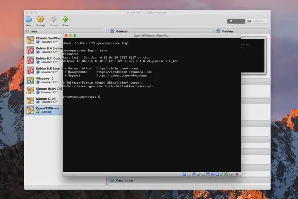 Înțelegerea și configurarea OpenVPN - securizarea în rețea: 4.3 VirtualBox: Instalare Linux