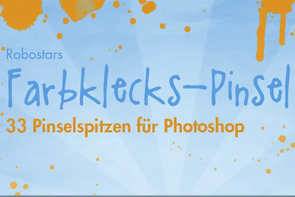 Farbklecks-Pinsel 2