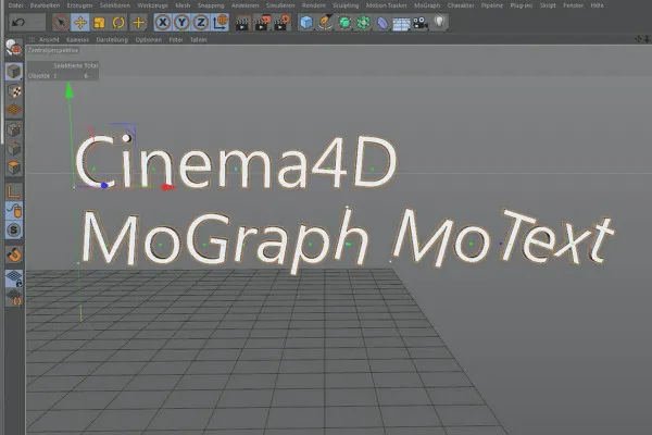 Cinema 4D MoGraph pentru începători - 3.4 MoText