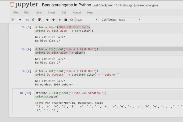 Programarea în Python pentru începători - 23 intrare de utilizator.