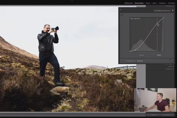 Lightroom Classic CC-Tutorial: 4.8 | Gradationskurve