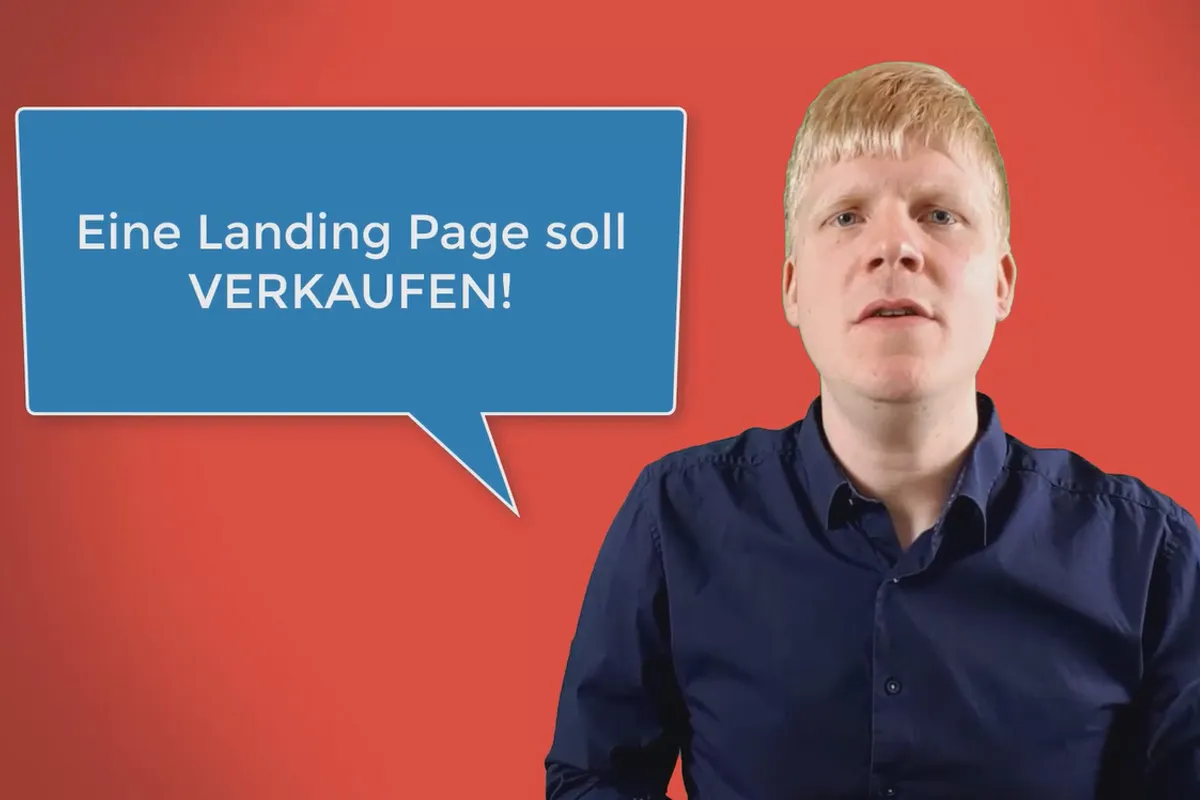 Wie du mit Content Marketing Kunden gewinnst: 6.3 Landing Page erstellen