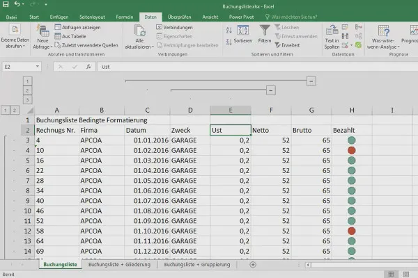 Principii de bază Excel - Introducere pentru începători: 24 Gruparea și sortarea cu subtotaluri