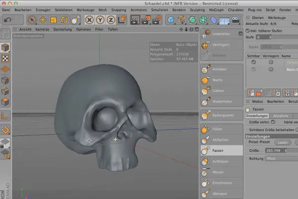 Sculpting in CINEMA 4D - Kreativtraining: Teil 10 - Proportionencheck