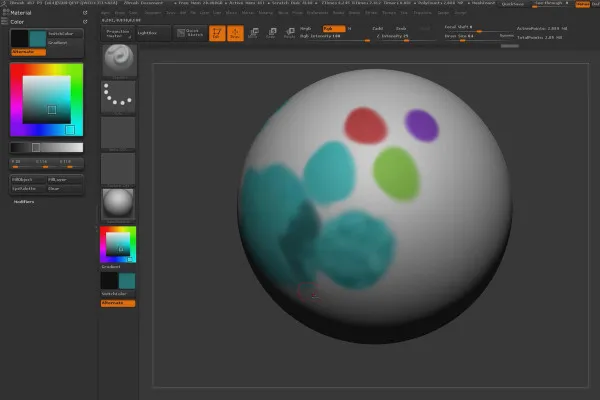 ZBrush pentru începători: 6.2 Polypaint