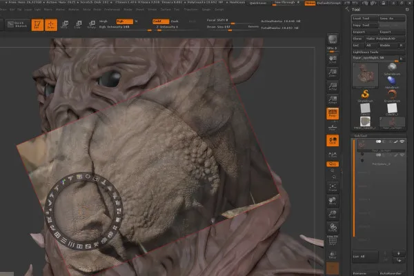 ZBrush pentru începători: 6.3 Spotlight