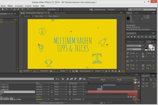 Animation leicht gemacht: Textanimatoren mal anders - Animation