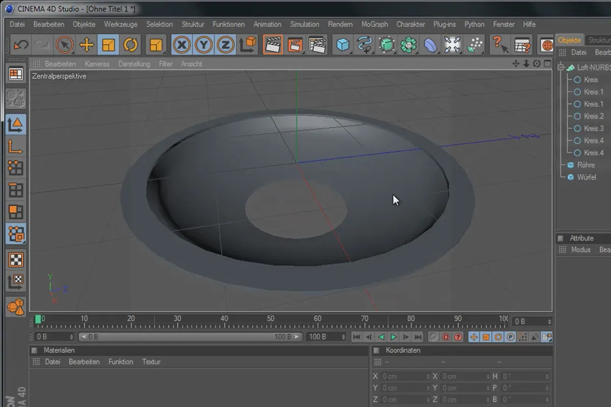 SpeakersWall - Teil 02 - Modellierung des Lautsprechers Part 1