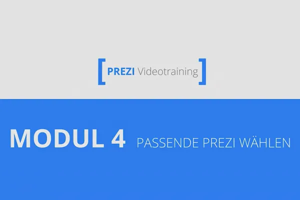 Prezi für Einsteiger – Präsentationen, die begeistern – 4.3 Die richtige Prezi wählen