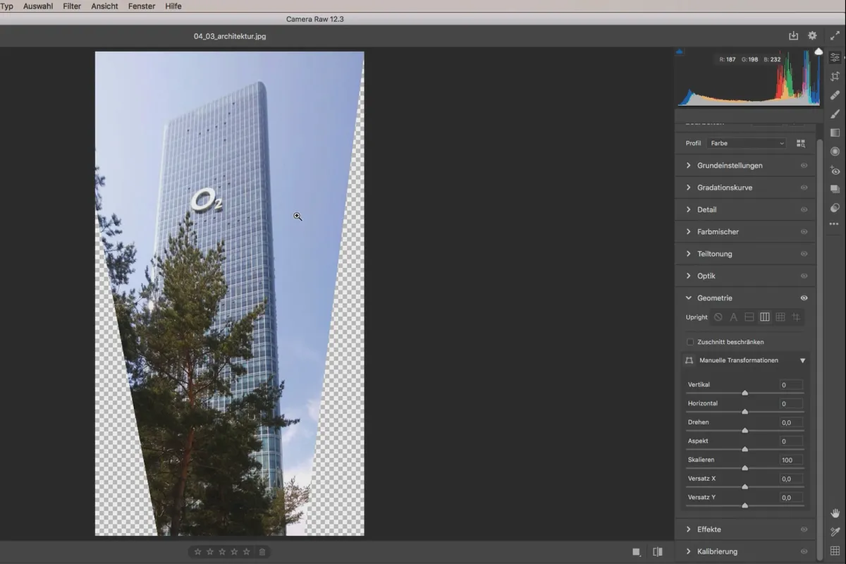 Camera Raw-Tutorial: 4.3 | Architektur