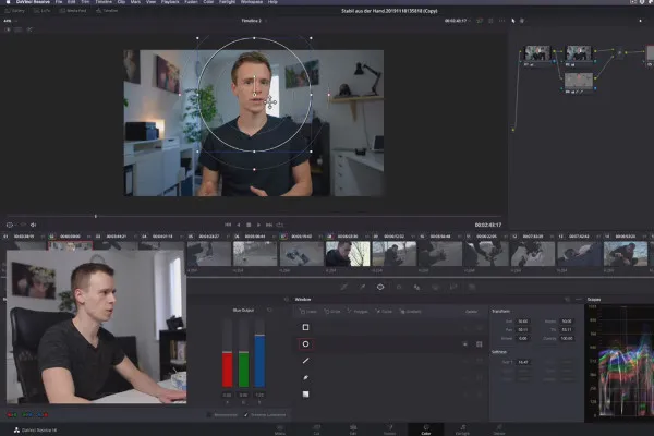 DaVinci Resolve-Tutorial: 4.9 | Masken