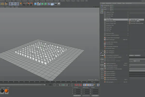 Cinema 4D MoGraph pentru începători - 3.10 MoGraph-Cache