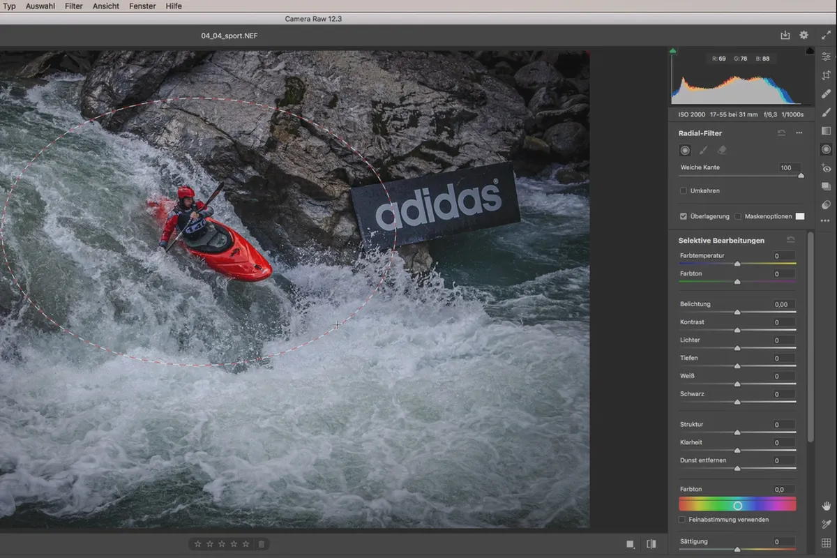 Camera Raw-Tutorial: 4.4 | Sport