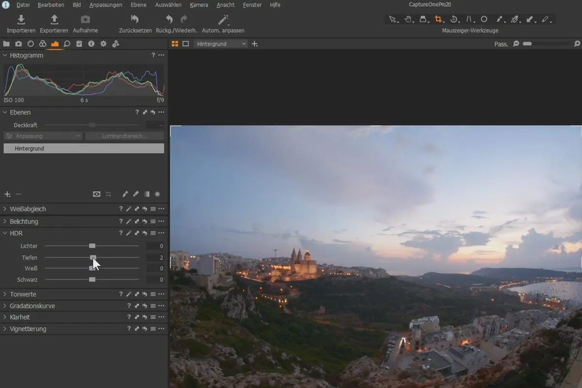 Tutorial Capture One Pro 20: 5.6 | Filtru de gamă dinamică înaltă revizuit.