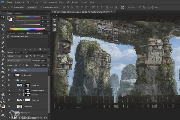 Digital Painting & Matte Painting: Texturieren mit 3D-Vorlage (Teil 1)