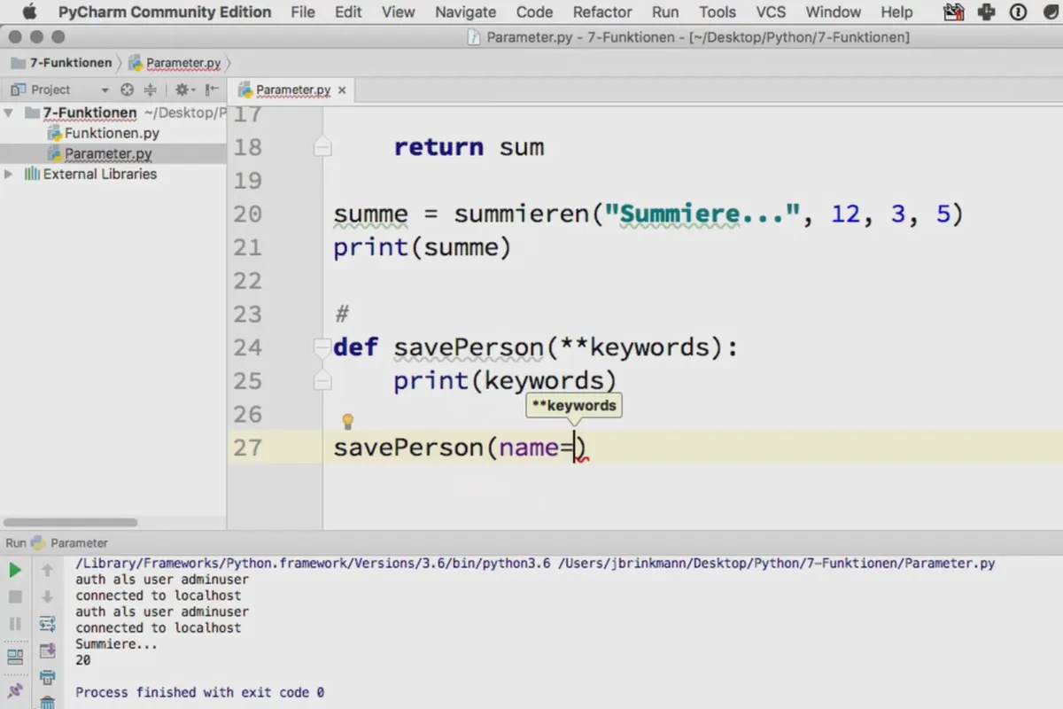 Programarea în Python - 7.2 Parametrii în detaliu