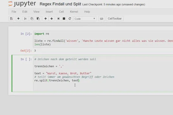 Programarea în Python pentru începători - 32 Expresii regulate: re.findall și split