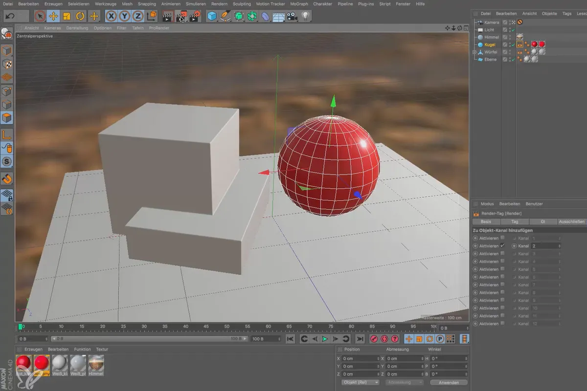 Cinema 4D für Einsteiger – 3D-Praxis: 5.3 Photoshop