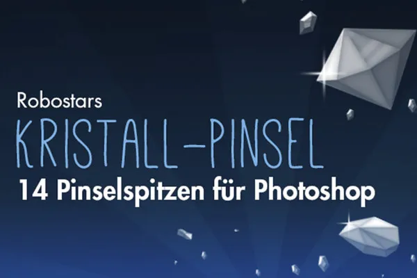 Kristall-Pinsel