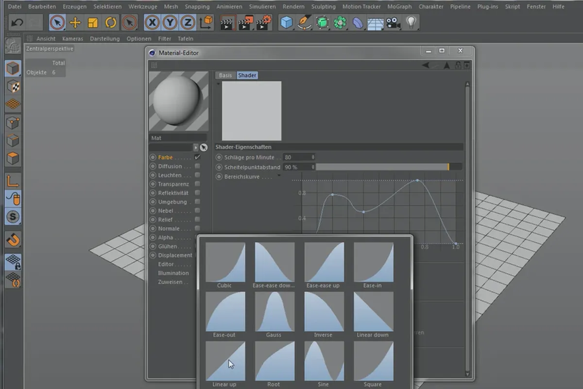 Cinema 4D MoGraph pentru începători - 4.4 Shader Beat.