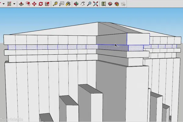 Calea artei în Photoshop: Tehnicile - Modelarea cu Sketchup Partea 1