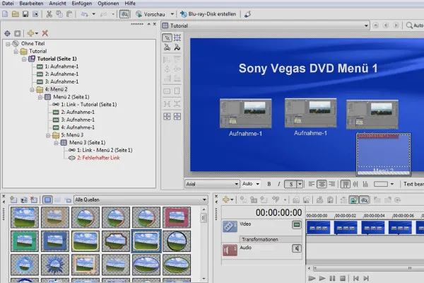 DVD Architect Pro 6: Menü erstellen und brennen