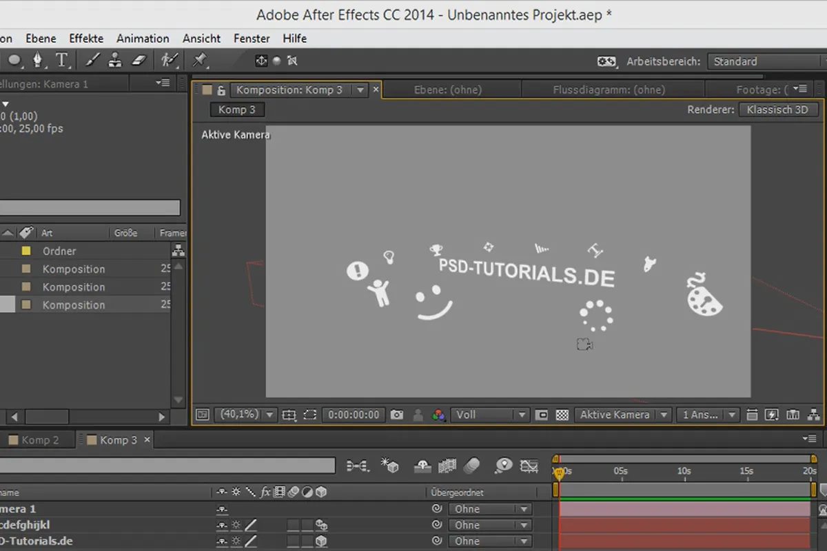 Tipps und Tricks zu 3D in After Effects: Ausrichten zur Kamera