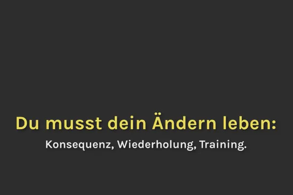 Smart-Performance: 09.02 Konsequenz, Wiederholung und regelmäßiges Training