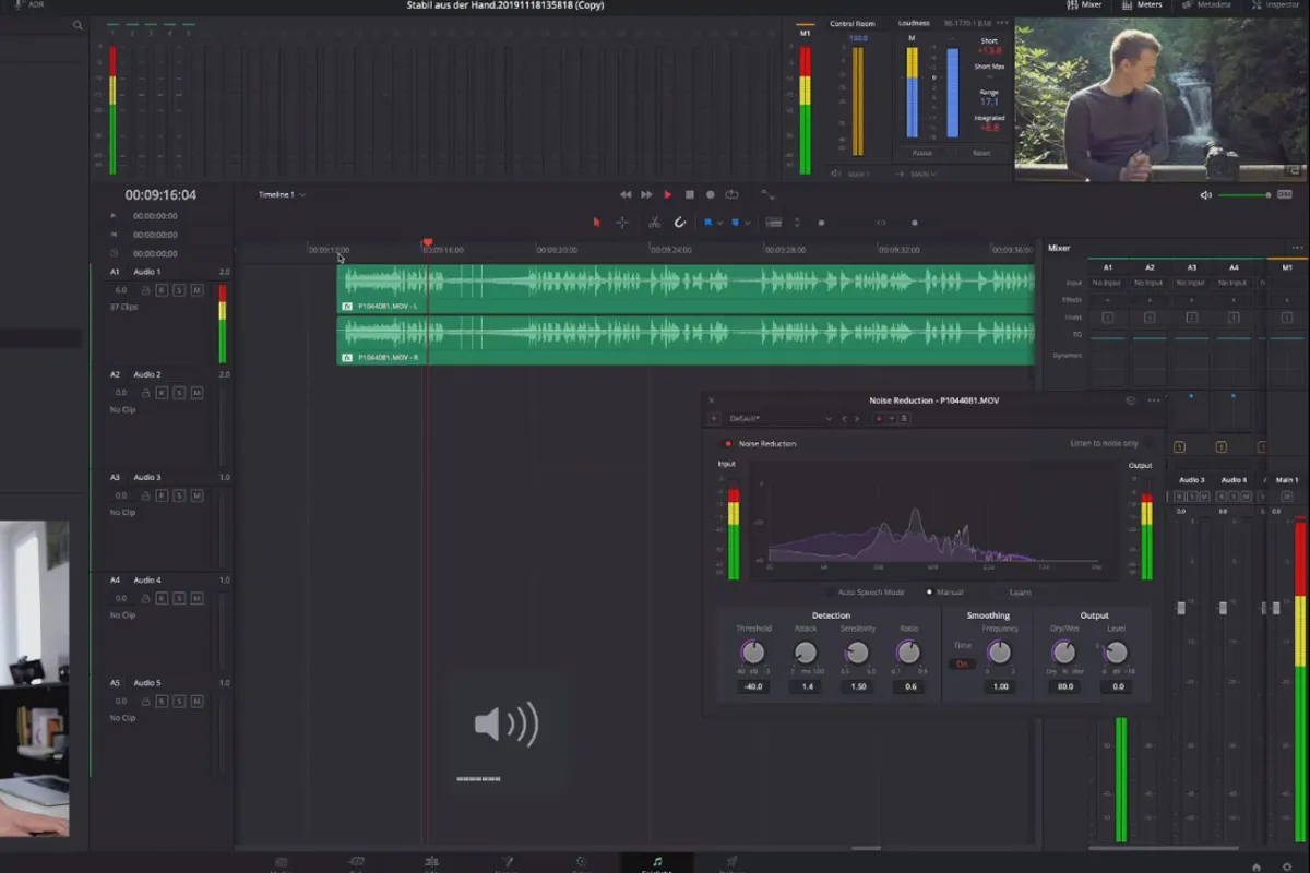 DaVinci Resolve-Tutorial: 5.3 | Rauschen entfernen