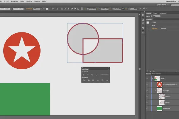 Illustrator für Einsteiger & Aufsteiger – 5.7 Die Pathfinder-Palette