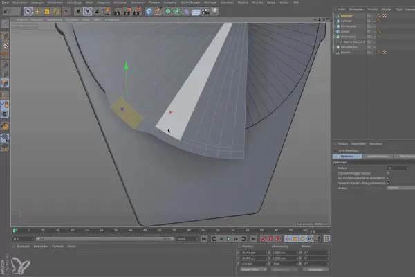 Cinema 4D für Einsteiger – 3D-Praxis: 6.7 Bajonett