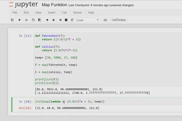 Programarea în Python pentru începători - 40 de funcții de mapare