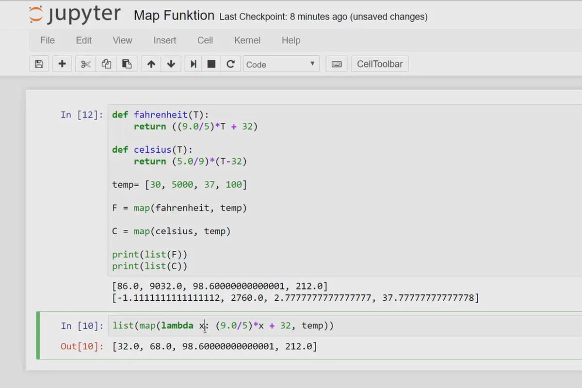 Programarea în Python pentru începători - 40 de funcții de mapare