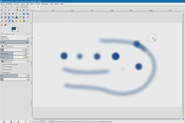 Bildbearbeitung mit GIMP: das Tutorial für Einsteiger – 40 Sprühpistole