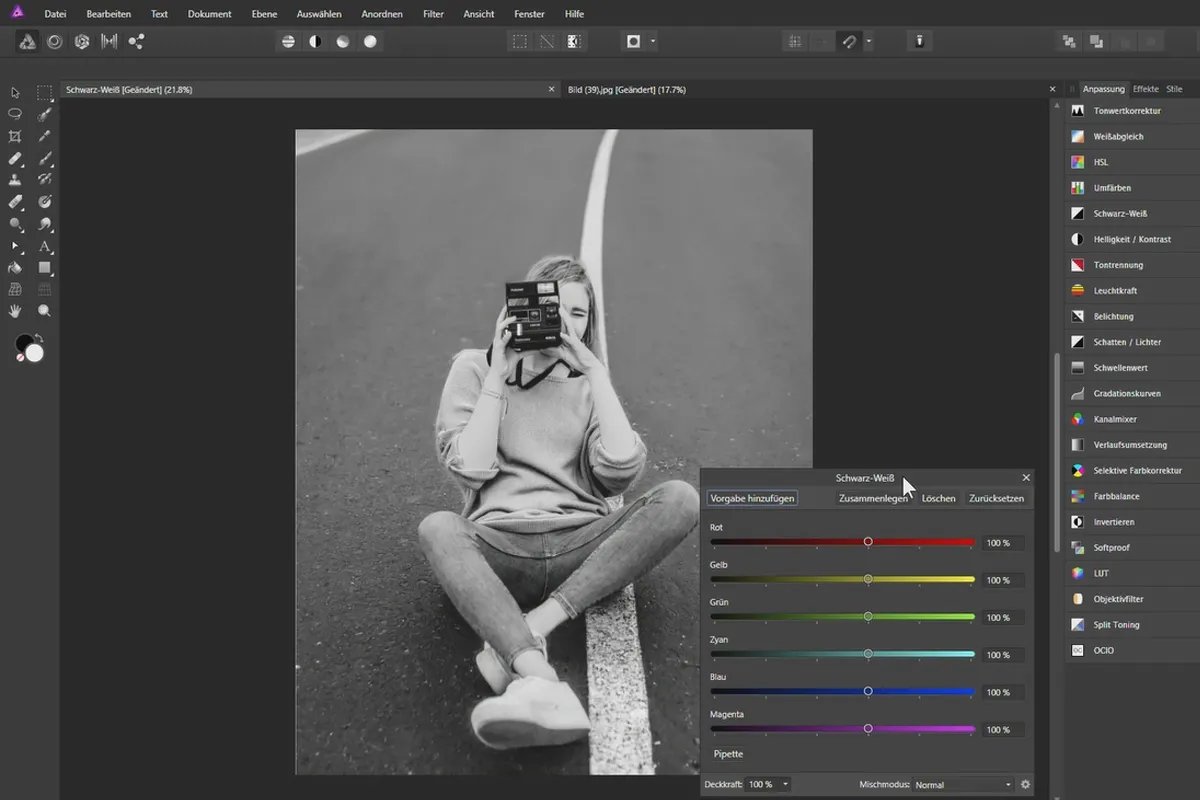 Tutorial de Affinity Photo - Fundamente: 4.5 | Alb-Negru