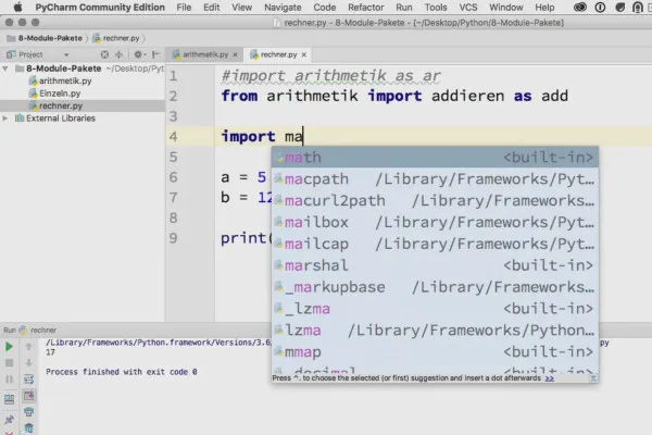 Programare cu Python - 8.2 Utilizarea și importarea modulelor.