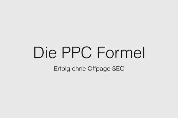 Mit der AdSense-Formel Geld verdienen – 8.1 Alles ohne OffPage!