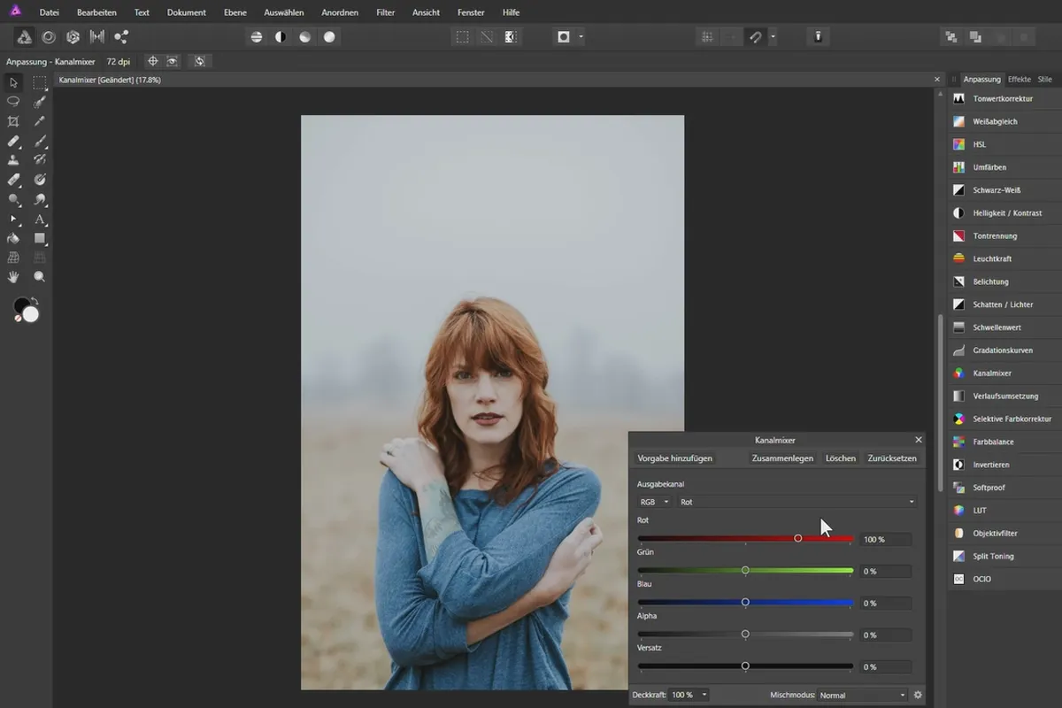 Tutorialul Affinity Photo - Fundamente: 4.9 | Mixerul de canale