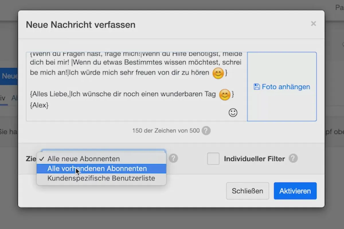 Instagram-Tutorial: Mehr Follower bekommen | 9.6	Automatisch Direct Messages verschicken