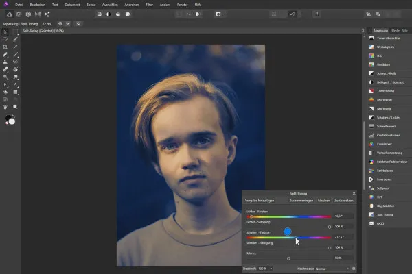 Tutorial de Affinity Photo - Fundamente: 4.13 | Split Toning