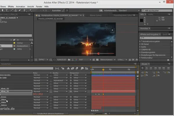 Tipps und Tricks zum Workflow in After Effects: Navigieren in der Timeline