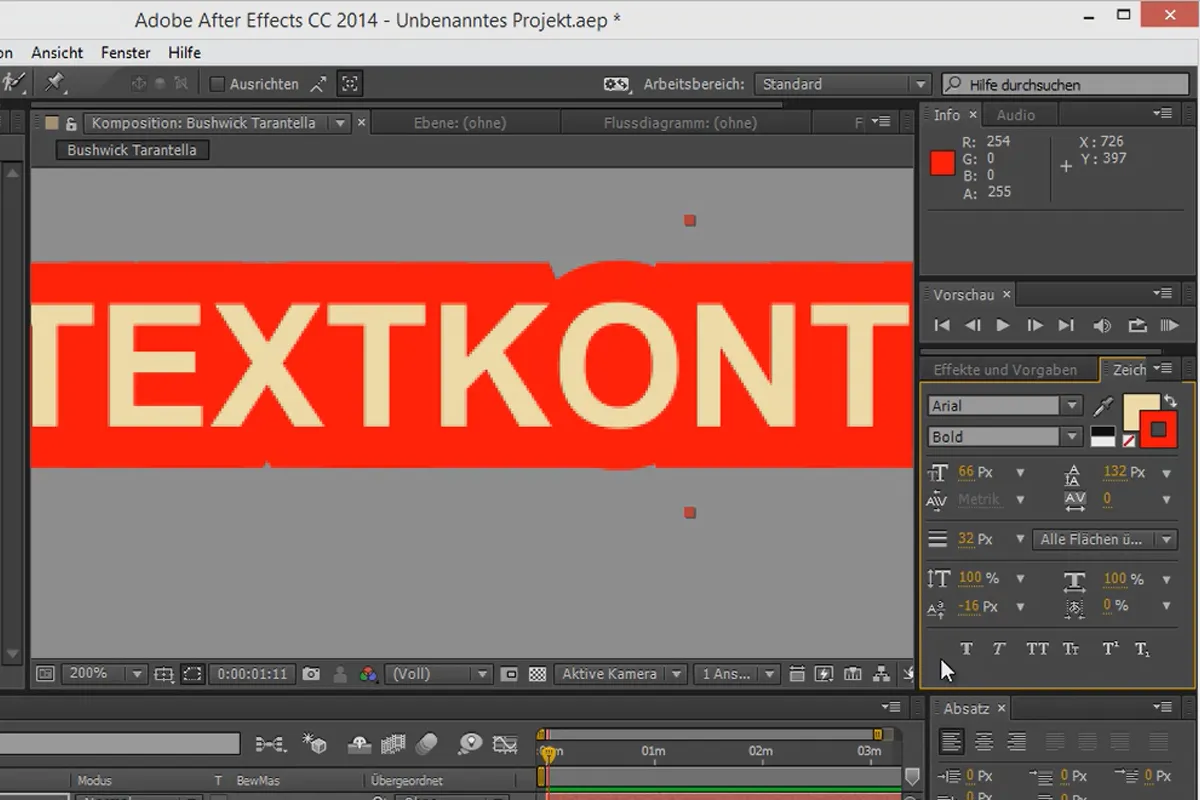 Tipps und Tricks zum Workflow in After Effects: Flyout-Menüs